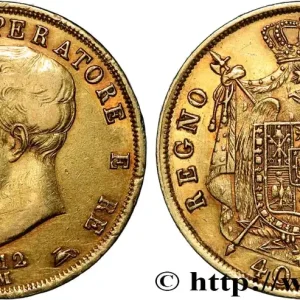 OR, PALLADIUM ET PLATINE INVESTISSEMENT 40 Lire 1812 Milan fwo_841257 Monde Quantité Limitée