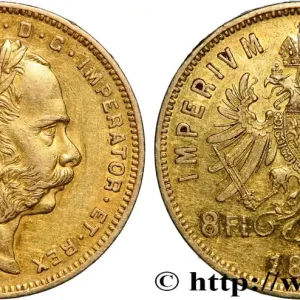 Expédié Aujourd’hui OR, PALLADIUM ET PLATINE INVESTISSEMENT 8 Florins ou 20 Francs or François-Joseph Ier 1870 Vienne fwo_841265 Monde