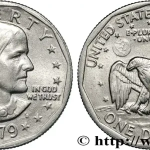 ÉTATS-UNIS D'AMÉRIQUE 1 Dollar Susan B. Anthony 1979 Philadelphie - P fwo_841486 Monde Prix Promo