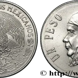 Exclusif MEXIQUE 1 Peso Jose Morelos y Pavon / aigle 1971 Mexico fwo_841492 Monde