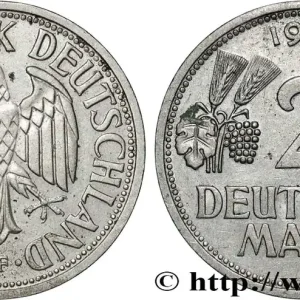 Édition Limitée ALLEMAGNE 2 Mark aigle 1951 Stuttgart - F fwo_842220 Monde