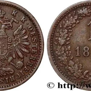 Commander Vite AUTRICHE 1 Kreuzer 1885 Vienne fwo_842223 Monde