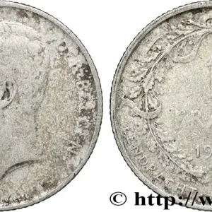 BELGIQUE 1 Frank (Franc) Albert Ier légende flamande 1912 fwo_842240 Monde Achetez Aujourd’hui
