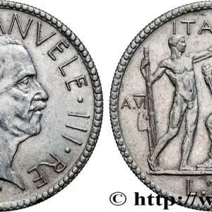 Prix Promo ITALIE - ROYAUME D'ITALIE - VICTOR-EMMANUEL III 20 Lire 1927 Rome fwo_841295 Monde