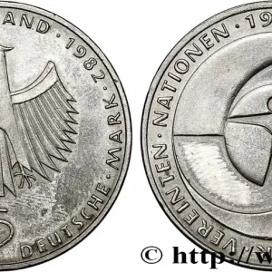 Livraison Gratuite ALLEMAGNE 5 Mark 10e Anniversaire de la Conférence des Nations Unies sur l’environnement humain 1982 Stuttgart fwo_784404 Monde
