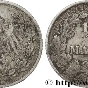 Tendance ALLEMAGNE 1/2 Mark Empire aigle impérial 1905 Karlsruhe - G fwo_812491 Monde