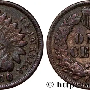 Satisfait Ou Remboursé ÉTATS-UNIS D'AMÉRIQUE 1 Cent tête d’indien, 3e type 1900 Philadelphie fwo_813040 Monde