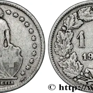 Satisfait Ou Remboursé SUISSE 1 Franc Helvetia 1903 Berne fwo_818125 Monde