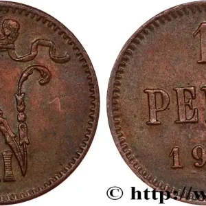Nouveauté FINLANDE 1 Penni Tsar Nicolas II 1913 fwo_820380 Monde