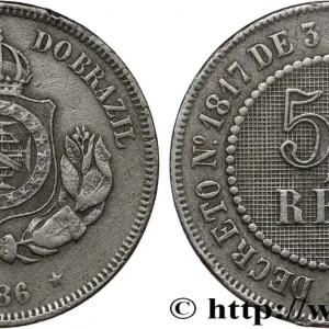 Soldes BRÉSIL - EMPIRE DU BRÉSIL - PIERRE II 50 Reis 1886 fwo_821135 Monde