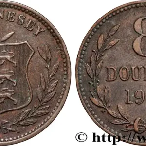 Meilleure Vente GUERNESEY 8 Doubles 1902 Heaton fwo_822347 Monde