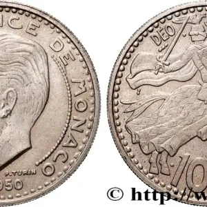 MONACO 100 Francs Rainier III 1950 Paris fwo_831944 Monde Remise