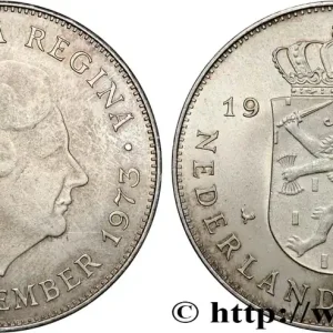 Meilleure Qualité PAYS-BAS 10 Gulden 25e anniversaire de règne, reine Juliana 1973 Utrecht fwo_833132 Monde
