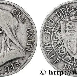 ROYAUME-UNI 1/2 Crown Victoria “Old Head” 1894 fwo_833401 Monde Seulement Aujourd’hui