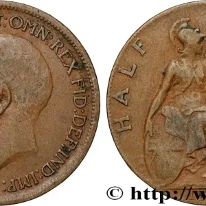 Nouveauté ROYAUME-UNI 1/2 Penny Georges V 1915 fwo_833409 Monde