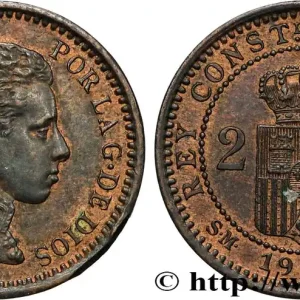 Meilleur Prix ESPAGNE 2 Centimos Alphonse XIII 1904 Madrid fwo_833644 Monde