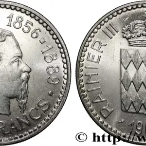 Petit Prix MONACO 10 Francs Charles III / écu couronné 1966 Paris fwo_836938 Monde