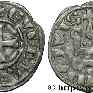 Populaire CROISADES - DUCHÉ D'ATHÈNES - GUI II DE LA ROCHE Denier tournois n.d. Athènes fwo_842409 Monde