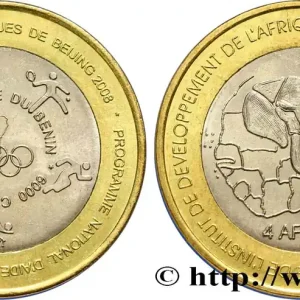 Édition Limitée BÉNIN 6000 Francs Programme d’aide Jeux Olympiques de Beijing 2008 2005 fwo_329141 Monde