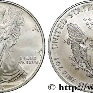 ÉTATS-UNIS D'AMÉRIQUE 1 Dollar type Silver Eagle 1995 Philadelphie fwo_835696 Monde Prix Bas