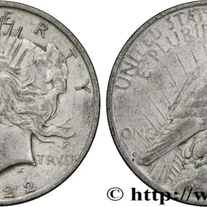 ÉTATS-UNIS D'AMÉRIQUE 1 Dollar type Peace 1922 Denver fwo_835709 Monde Offre Du Jour