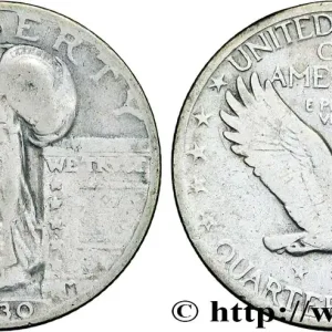 ÉTATS-UNIS D'AMÉRIQUE 1/4 Dollar Liberté 1930 Philadelphie fwo_835738 Monde Expédié Aujourd’hui