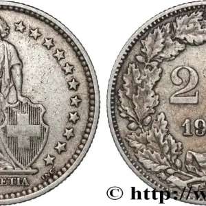 SUISSE 2 Francs Helvetia 1905 Berne fwo_835783 Monde Remise