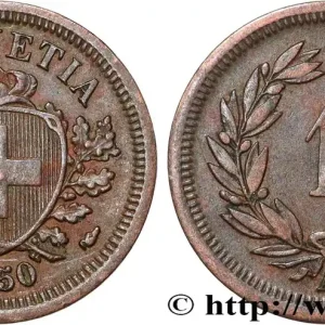 Édition Limitée SUISSE 1 Centime (Rappen) 1850 Paris fwo_835825 Monde