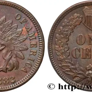 ÉTATS-UNIS D'AMÉRIQUE 1 Cent tête d’indien, 3e type 1882 fwo_836560 Monde Gros Lot