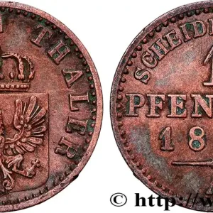 ALLEMAGNE - PRUSSE 1 Pfenninge 1868 Berlin fwo_837988 Monde Populaire