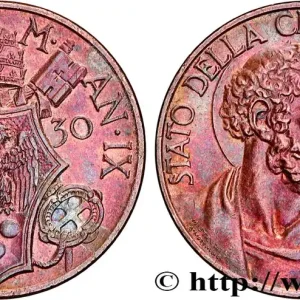 Acheter Direct VATICAN ET ÉTATS PONTIFICAUX 10 Centesimi frappe au nom de Pie XI an IX 1930 Rome fwo_838043 Monde