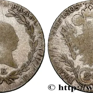 Populaire AUTRICHE 20 Kreuzer François II 1805 Karlsburg fwo_838506 Monde