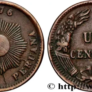 Solde PÉROU 1 Centavo Soleil 1876 fwo_838532 Monde