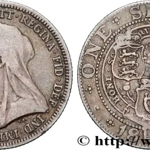 ROYAUME-UNI 1 Shilling Victoria 1893 fwo_838581 Monde Seulement Aujourd’hui
