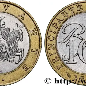 MONACO 10 Francs Rainier III 1989 Paris fwo_838881 Monde Livraison Gratuite