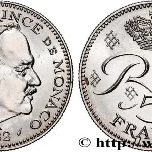 MONACO 5 Francs Rainier III 1982 Paris fwo_838901 Monde Marque