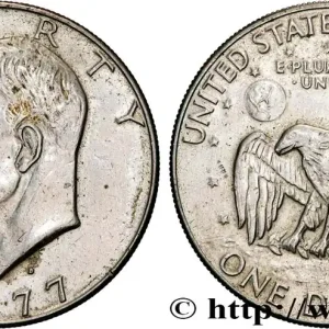 Livraison Express ÉTATS-UNIS D'AMÉRIQUE 1 Dollar Eisenhower 1977 Denver fwo_838903 Monde