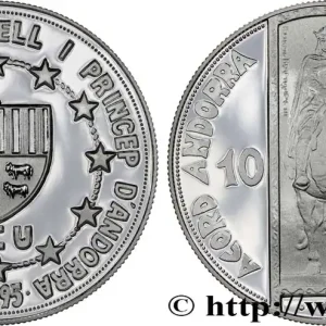 Meilleure Vente ANDORRE (PRINCIPAUTÉ) 10 Diners Proof Ramon Berenguer III 1995 fwo_838948 Monde