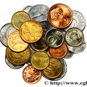 Prix Bas LOTS Lot de 25 monnaies de 25 pays Années diverses fwo_845031 Monde