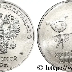 RUSSIE 25 Roubles Jeux Olympiques Sotchi 2014 2013 Saint-Petersbourg fwo_845073 Monde Dernier Modèle
