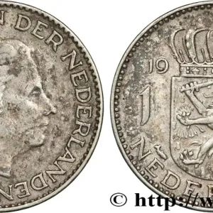 PAYS-BAS 1 Gulden Juliana 1955 Utrecht fwo_846910 Monde Tendance