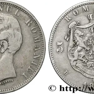 ROUMANIE 5 Lei Charles Ier 1880 Bucarest fwo_846959 Monde Vente Flash