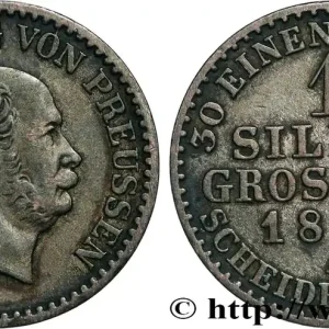 ALLEMAGNE - PRUSSE 1 Silbergroschen (1/30 Thaler) Guillaume Ier 1864 Berlin fwo_846965 Monde Prix Promo