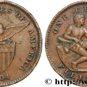 PHILIPPINES 1 Centavo - Administration Américaine 1904 Philadelphie fwo_846975 Monde Prix Promo