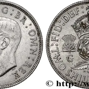 ROYAUME-UNI 1 Florin (2 Shillings) Georges VI 1946 fwo_797956 Monde Pas Cher