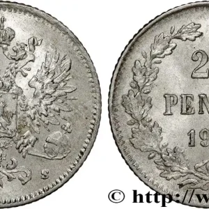 Petit Prix FINLANDE 25 Pennia Grand-Duché de Finlande 1916 Helsinki fwo_820155 Monde