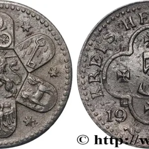 ALLEMAGNE - Notgeld 5 Pfennig Heppenheim 1918 fwo_822195 Monde Expédition Rapide