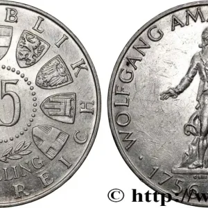 AUTRICHE 25 Schilling 200e anniversaire de la naissance de Mozart 1956 fwo_822740 Monde Prix Promo