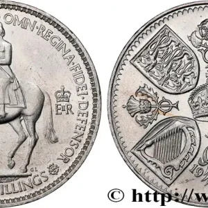 Achat Immédiat ROYAUME-UNI 5 Shillings Couronnement d’Elisabeth II 1953 fwo_824713 Monde