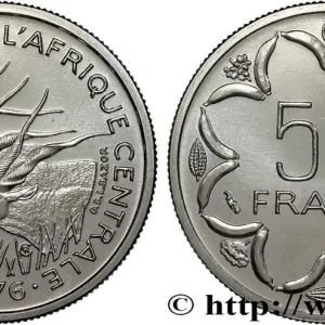 ÉTATS DE L'AFRIQUE CENTRALE Essai de 50 Francs antilopes lettre ‘C’ Congo 1976 Paris fwo_831051 Monde Paiement Sécurisé